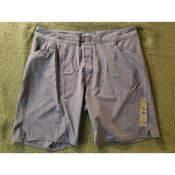 Viktos Shorts Men's Size 38 Gymswym 2 Training Hybrid Belted Performance Grey - Picture 1 of 11